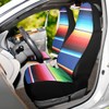 xigua 2 Pack Car Seat Covers Mexican Serape Blanket Stripes