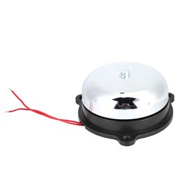 Alarm Bell, Wired Electric Bell, Stainless Steel Signal Alarm for School Factory (DC12V)
