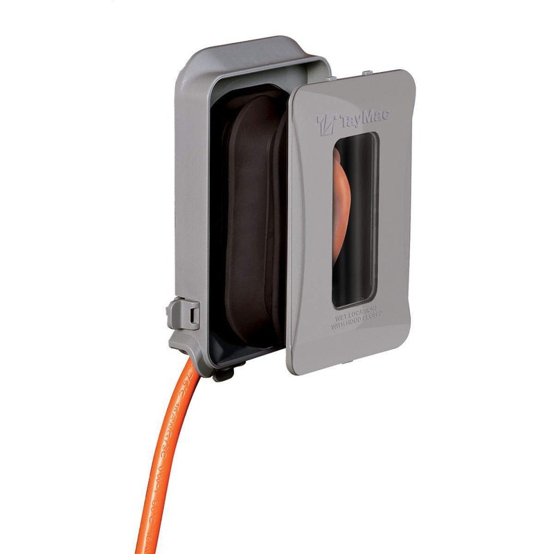 Taymac ML450G Single-Gang Mount 16-in-1 Flat Nonmetallic Weatherproof Vertical/Horizontal, 1-Pack,