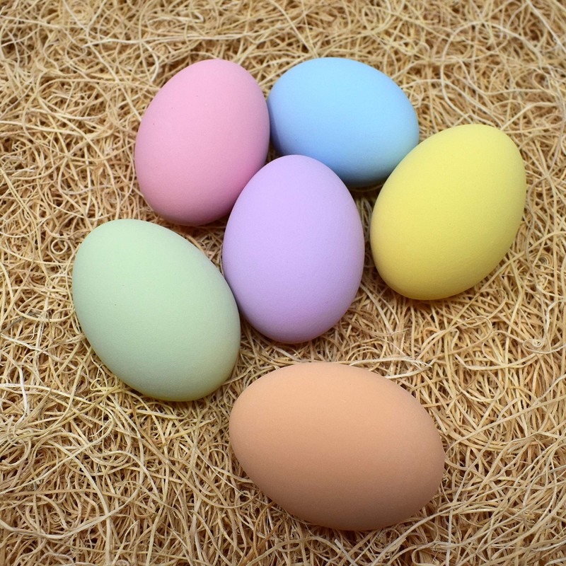 Eggcetera Ceramic Nest Eggs 6-Pack (Pastel)