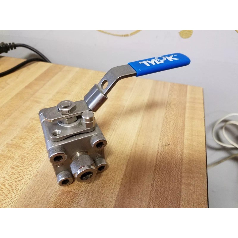 Tylok 3/8" Stainless Compression Ball Valve 3000 WOG