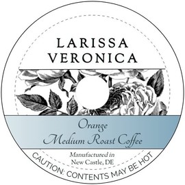 Orange Medium Roast Coffee (Single Serve K-Cup Pods) (Gourmet, Naturally Flavored, Whole Coffee Beans) (12 pods, ZIN: 573800)