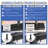 Zylorix 1Pack 6'6" Stainless Steel T304 Black Handrail for Cable