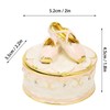 Jeweled Ballet Shoes Trinket Boxes Exquisite Compact Decorative Trinkets Jewelry