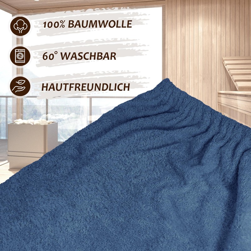 Lashuma Saunakilt Men's 55 x 140 cm Lima Sauna Towel