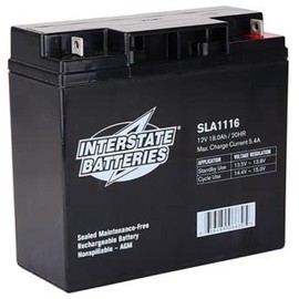 18 AH Scooter battery with bolt-on connectors by Interstate Battery