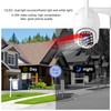 Intelligent 1080P Wifi PTZ Camera 12LED Waterproof Security CCTV