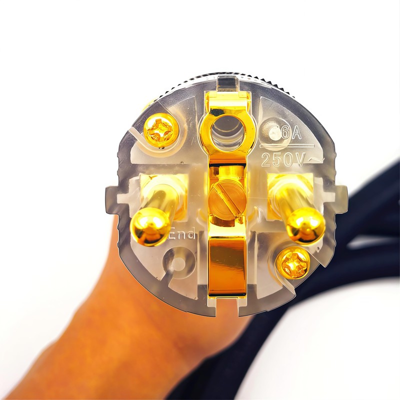 WAudio 10AWG Audio Power Cable - EU Standard HiFi Power