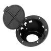 Black Fuel Tank Filler Cap Cover Fits for Jeep Wrangler