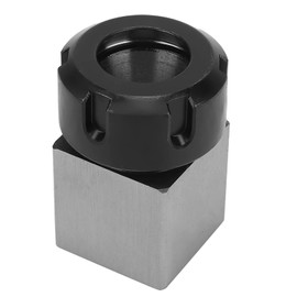 Majatou Hex Collet Block Chuck Holder for CNC Engraving Machine Square Collet Chuck Block Silver Carbon Steel High Accuracy CNC Lathe Tool Holder (Majatouur0d8gaeq4-13)