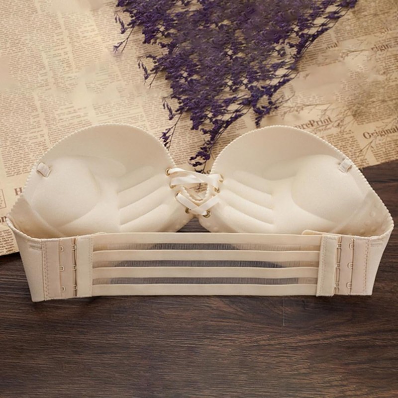 4 Piezas Extensores de Brasier Strapless Sostén Extensor con 3