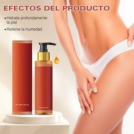 3Pcs Body Oil, Con Aceite de Rosa Mosqueta, Vitamina E y Aceite de Almendras, Aceite Hidratante y Reafirmante, Nutre y Mejora la Elasticidad de la... 