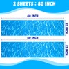 Nuanchu Vinyl Pool Liner Patch Self-Adhesive PVC Repair Patch for
