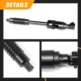 Kozlira Lower Intermediate Steering Column Shaft Assembly Compatible with Toyota Tundra 2007-2021, Sequoia 2008-2021#Replace 45203-0C011