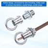PATIKIL 18Lb Load Lamp Female Loop Holder, 4 Set Lifting