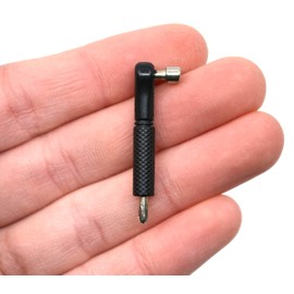 Teak Tuning Professional Fingerboard Tool, Screwdriver and Nut Driver, Black Colorway, Pack of 1