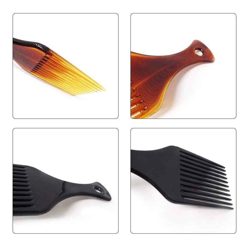 Honbay 2PCS Hair Styling Tools Plastic Hair Pick Combs Lift