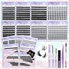DIY Lash Extension Kit 749 Pcs 8 Styles 10-18mm Manga