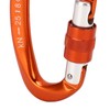 D Carabiner Clip Aluminum Alloy Auto Lock Heavy Duty D