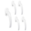JUVA Window Handle White Balcony Door Handle Aluminium on Oval