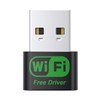 150M USB WiFi Adapter, Plug-n-Play, Built -in high -gain Antenna,