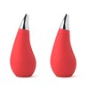 Kitchen Bathroom Squeeze Dish Soap Dispenser Tear Drop Shape with