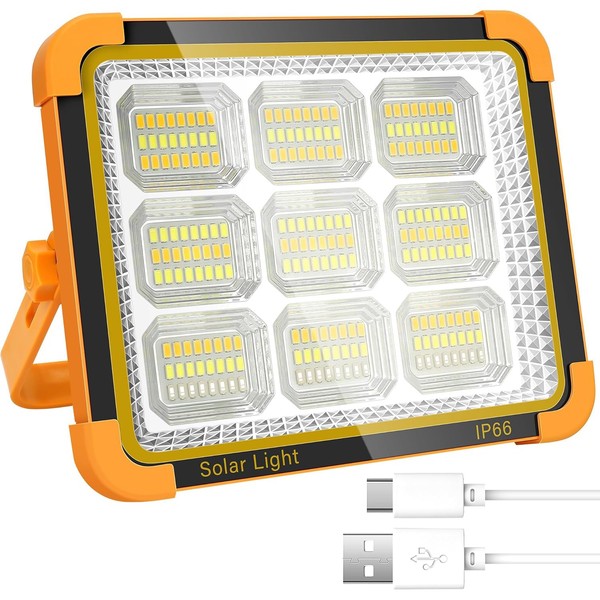 KOLLNIX KOLLNIX Solar LED Rechargeable Work Light - 100W Portable