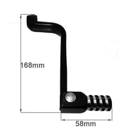 DJ-Motor Folding Aluminum Red Gear Shifter Shift Lever for KLX110 2005–2022 KLX110L 2010–2022 DR-Z 110 2005