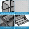 Marbrasse Larger Mesh Desk Organizer with Drawer, Multi-Functional Pen Pencil