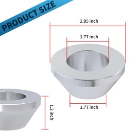 Zreneyfex Manual Tire Changer Centering Cone for 1.67" Diameter Center Post Car Truck Billet Aluminum Upgrade Wheel Balancer Hold Down Cone