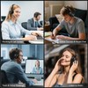 Wireless Headset with Mic for Work,Wireless Computer Headset(Bluetooth V5.3 +