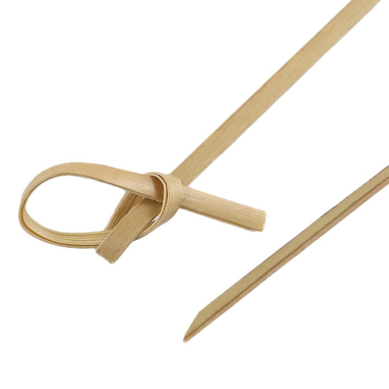 HONYUET 800 PCS 4 Inch Bamboo Knotted Cocktail Sticks, 12