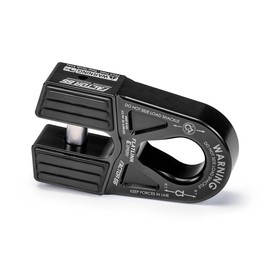 Factor 55 00080-04 Flatlink E (Expert) Replaces Conventional Winch Hook with a Stronger Shackle/D Ring Mount Maximum Load 16,000 lb Ultimate Failure Greater Than 40,000 lb – Black