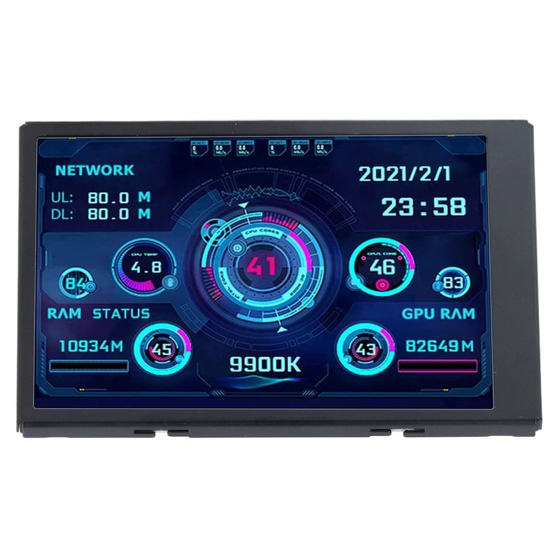 3.5in Display Screen Monitor Set 360° Rotatable IPS Full View