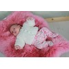 Crochet Pattern for Babies Loopy Cardigan, Babies Double Knitting Crochet