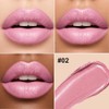 Erinde Lápiz Labial Purpurina Metálica con Mate, Tinte Labial Duradero,#02
