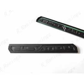 GMC OVERLAY 3PCS Matte Black Door Rear Elevation Emblem Badge Fit 2023+ GMC Canyon