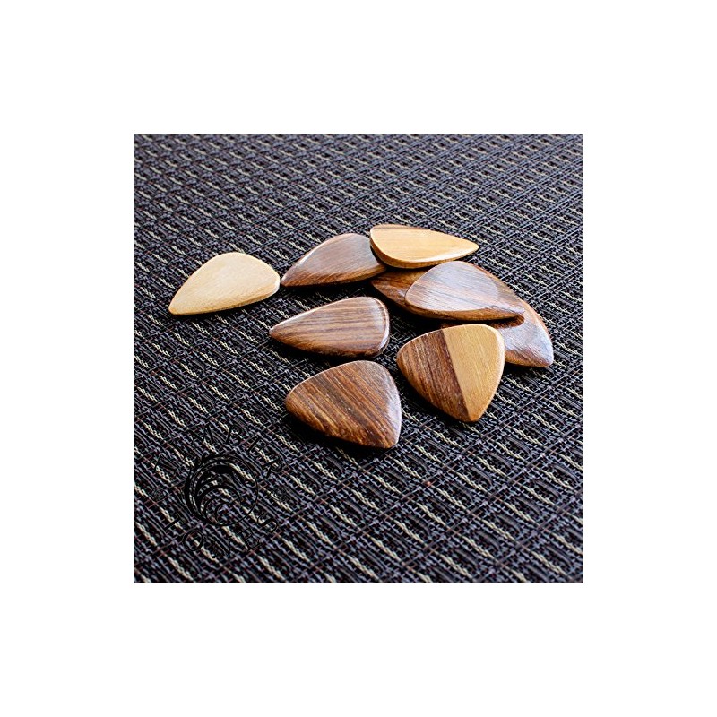 Timber Tones Guitar Plectrum - Pale Moon Ebony (Single)
