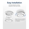 Ecoey Smoke Detector Carbon Monoxide Detector Combo 10 Year Battery,