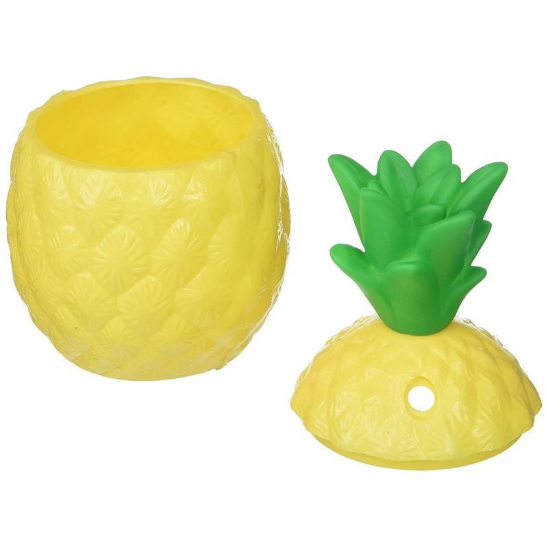 Rhode Island Novelty 8 Oz Pineapple Plastic Cups | Set