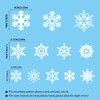 Christmas Snowflake Window Decorations Stickers - 155Pcs Reusable Christmas Window