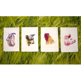 Hudson Linen Farm to Table Napkins - Set of 4