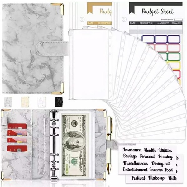 HIRAISM Household Management Binder, a6, Household Book, Pocket Book, Money,