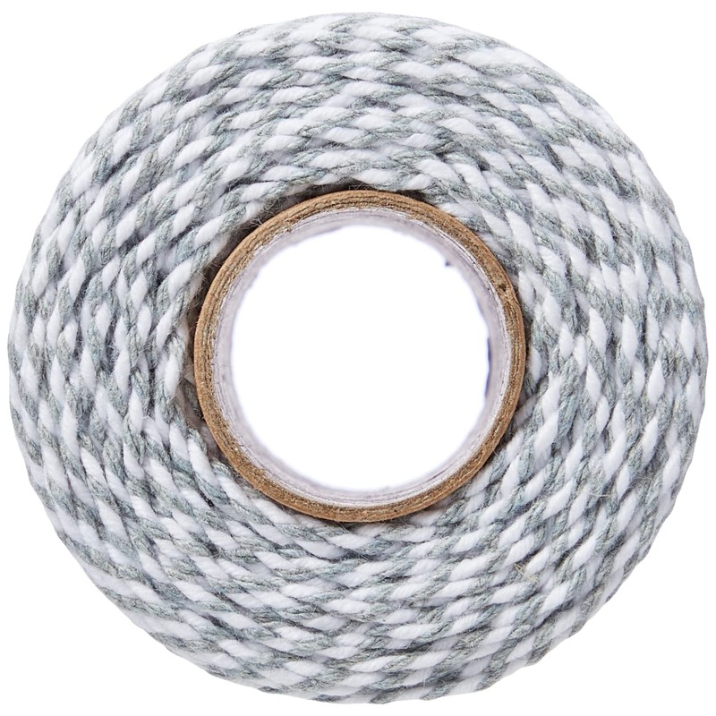 100m - Everlasto Original 'Beautiful Bakers Twine' (2mm approx) (Silver)