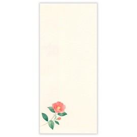 Nubby Envelope Winter Collection Winter Flowers | Pack of 5 Rectangular No. 4 Envelopes Vertical Writing Japanese Paper Bird Paper No Zip Code Frame