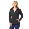 Landway Ladies Flash 2-Layer ProFleece Soft Shell Jacket, Black, S