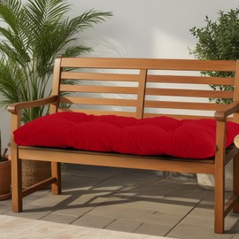 PRIMEPATIO Outdoor Bench Cushion Waterproof, Tufted Bench Seat Cushion 36 x 15 Inch, Patio Wicker Indoor Seat Pads for Outside Garden Patio Balcony