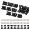 10pcs 4 Hole Inside Corner Bracket for 2040 Aluminum Extrusion