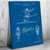 Patent Earth Impulse Sprinkler Canvas Print, Sprinkler Blueprint, Lawn Care