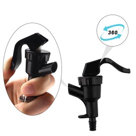 MRbrew Picnic Faucet, 4 Pieces Plastic Draft Beer Dispensing Spigot Keg Tap for Home Brewing Kegging Cornelius Corny Hose Tubing Line